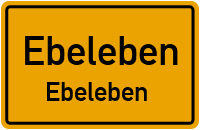 Querstraße in EbelebenEbeleben