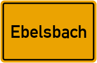 Hangstraße in Ebelsbach