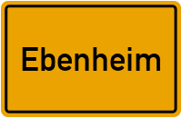 City Sign Ebenheim