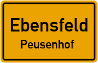 Straßenverzeichnis Ebensfeld Peusenhof