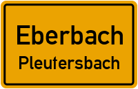 Ersheimer Straße in EberbachPleutersbach