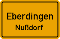Nußbaumweg in EberdingenNußdorf