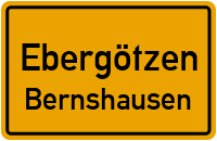 Bergstraße in EbergötzenBernshausen