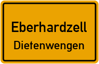 Kapellenstraße in EberhardzellDietenwengen