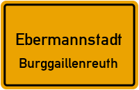 Straßen in Ebermannstadt Burggaillenreuth