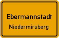 Straßenverzeichnis Ebermannstadt Niedermirsberg