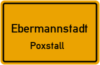 Straßen in Ebermannstadt Poxstall