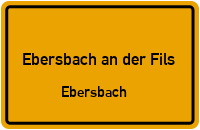Panoramastraße in Ebersbach an der FilsEbersbach