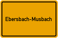 Ebersbach-Musbach in Baden-Württemberg