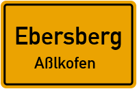 Ringstraße in EbersbergAßlkofen