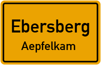 Straßenverzeichnis Ebersberg Aepfelkam
