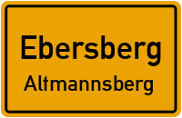 Straßenverzeichnis Ebersberg Altmannsberg