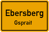 Straßenverzeichnis Ebersberg Gsprait