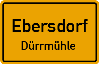 Straßen in Ebersdorf Dürrmühle