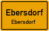 Straßen in Ebersdorf Ebersdorf