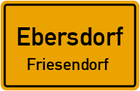 Straßen in Ebersdorf Friesendorf