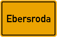 City Sign Ebersroda