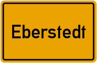 City Sign Eberstedt