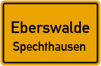 Alfred-Möller-Straße in EberswaldeSpechthausen