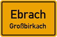 Straßäckerweg in EbrachGroßbirkach