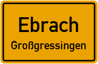 Straßenverzeichnis Ebrach Großgressingen
