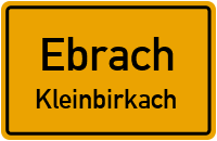Straßen in Ebrach Kleinbirkach