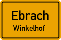 Straßenverzeichnis Ebrach Winkelhof