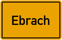 Wo liegt Ebrach?