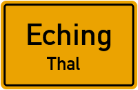 Straßenverzeichnis Eching Thal