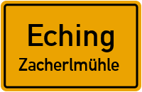 Straßenverzeichnis Eching Zacherlmühle