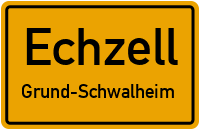 Ortsstraße in EchzellGrund-Schwalheim