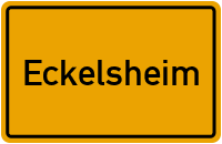 City Sign Eckelsheim