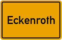 Ortsschild von Gemeinde Eckenroth in Rheinland-Pfalz