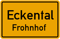 Frohnhofer Hauptstraße in EckentalFrohnhof