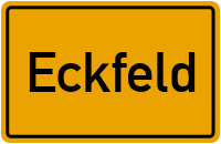 City Sign Eckfeld