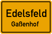 Straßenverzeichnis Edelsfeld Gaßenhof