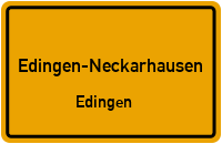 Bahnhofstraße in Edingen-NeckarhausenEdingen
