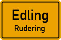 Straßenverzeichnis Edling Rudering