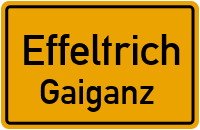 Weiherstraße in EffeltrichGaiganz