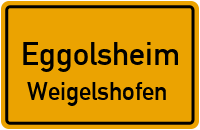 Kirchstraße in EggolsheimWeigelshofen