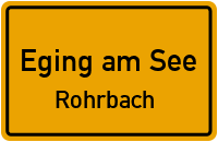 Straßen in Eging am See Rohrbach