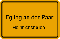 Paarstraße in 86492 Egling an der Paar (Heinrichshofen)