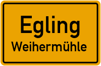 Straßenverzeichnis Egling Weihermühle
