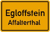 Straßen in Egloffstein Affalterthal