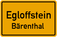 Straßen in Egloffstein Bärenthal