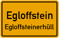 Straßenverzeichnis Egloffstein Egloffsteinerhüll