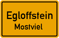 Straßen in Egloffstein Mostviel