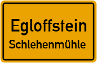 Straßen in Egloffstein Schlehenmühle