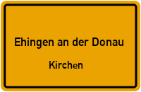 Straßen in Ehingen an der Donau Kirchen