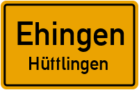 Straßen in Ehingen Hüttlingen